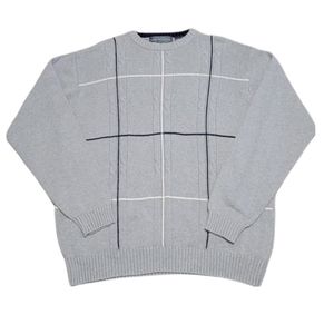 Oscar De La Renta Mock Neck Long Sleeve Cable Knit Men Sweater Size‎ XXL.